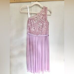 •David’s Bridal Bridesmaids T-Length Dress•